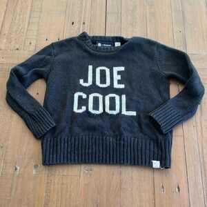 Gap x peanuts Joe Cool gray sweater